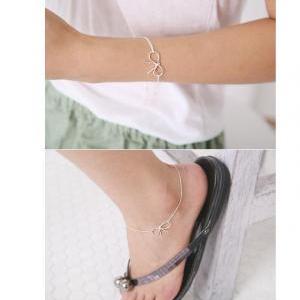 Hollow Out Simple Bow Bracelet