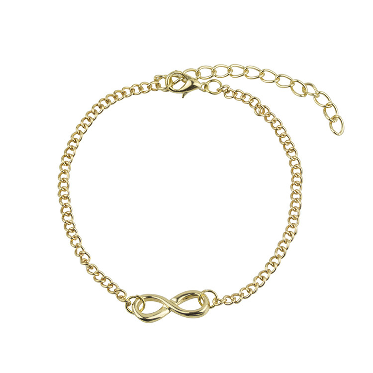 Infinity Bracelet Gold-plated Bracelet Lucky 8 Bracelet