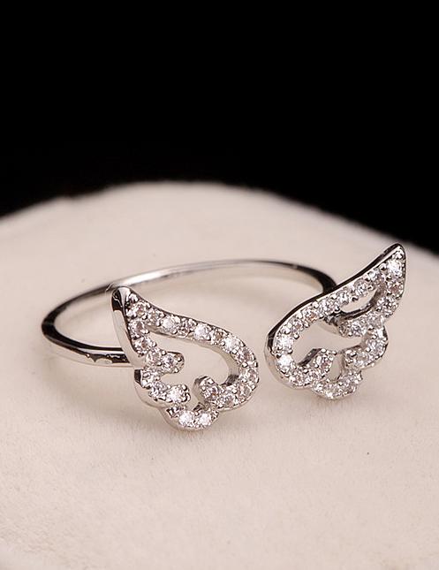 Angel Wings Open Ring on Luulla